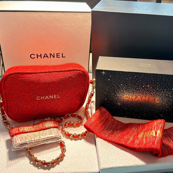 CHANEL Handbags - 🎁NIB 2021 Limited Holiday Edition Coach Bag❤️